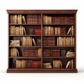 Anglocore Bookcase: 3d Illustration Of Bibliographic Anomalies