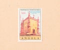 A stamp printed in Angola shows a large church, circa 1968