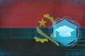 Angola education. University concept. Royalty Free Stock Photo