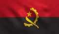 Angola Flag Royalty Free Stock Photo