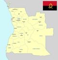 Angola map - cdr format