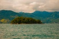 Angra dos Reis, Rio de Janeiro State, Brazil Cataguas: Beautiful tropical Islands in Sunny weather