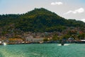 Angra dos Reis, Rio de Janeiro State, Brazil: Santa Luzia Pier in Angra dos Reis. Ships with tourists near the terminal