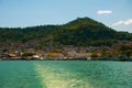 Angra dos Reis, Rio de Janeiro State, Brazil: Santa Luzia Pier in Angra dos Reis. Ships with tourists near the terminal