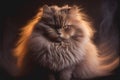Angriest fluffy adorable cute cat in the world