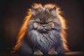 Angriest fluffy adorable cute cat in the world