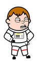 Angry Astronaut Talking Cartoon