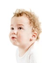 Angry baby Royalty Free Stock Photo