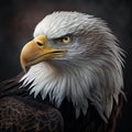 A Angry bald eagle Generated by AI