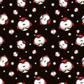 Angry bird seamless background