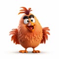 Angry Birds Character: Vray Tracing With Emotionally Charged Portraits