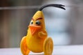 Angry birds yellow toy. Animal, adorable Royalty Free Stock Photo