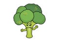 Angry Broccoli cartoon character