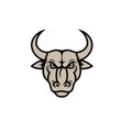 angry bull mascot icon vector illustration design Royalty Free Stock Photo