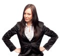 Angry business woman Royalty Free Stock Photo