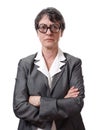 Angry businesswoman Royalty Free Stock Photo