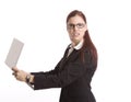 Angry businesswoman Royalty Free Stock Photo