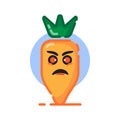 Angry Carrot Emoticon