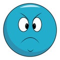 Angry chat emoticon
