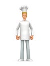 Angry chef Royalty Free Stock Photo