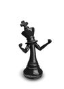 Angry chess king