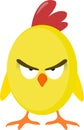 Angry chicken Royalty Free Stock Photo