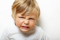 Angry child Royalty Free Stock Photo