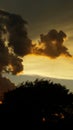 Angry cloud image after storm passing through