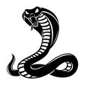 Angry cobra icon.