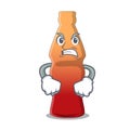 Angry cola bottle jelly candy mascot cartoon