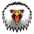 Angry Eagle Head Mascot