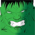 Angry face of hulk Royalty Free Stock Photo