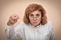 Angry and furious woman Royalty Free Stock Photo