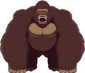 Angry gorilla