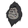 Angry Gorilla Head