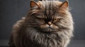 Angry Persian cat Royalty Free Stock Photo