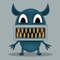 Angry horror monster