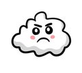 Really Angry Japanese Cartoon Cloud