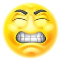 Angry Jealous Mad Hate Emoticon Cartoon Face