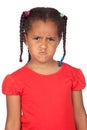 Angry little girl Royalty Free Stock Photo