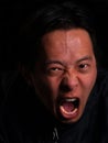 Angry man screaming Royalty Free Stock Photo