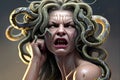Angry Medusa Royalty Free Stock Photo