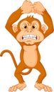 Angry monkey cartoon