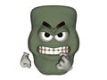 Angry Monster Emoticon