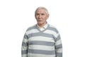 Angry old man portrait. Royalty Free Stock Photo