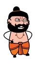 Angry Pandit Talking Cartoon