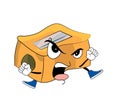 Angry Pencil sharpener cartoon