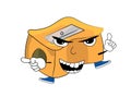 Angry Pencil sharpener cartoon