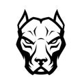 Angry PitBull vector logo