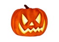 Angry Pumpkin Royalty Free Stock Photo